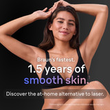Braun Skin i·expert Smart IPL: At Home Alternative to Laser Hair Removal with 4 Caps and Vanity Case, PL7387